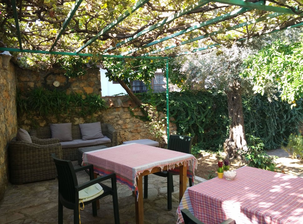 Innenhof B&B Villa Tulipan