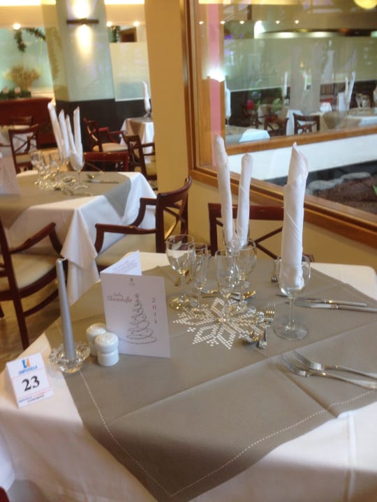 Tischdecke zu Sylvester Hipotels La Geria