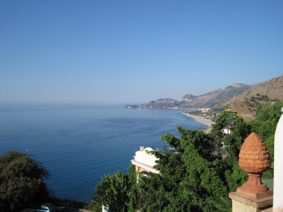 Blick von unserem Balkon auf Taormina TUI Blue Puntamare