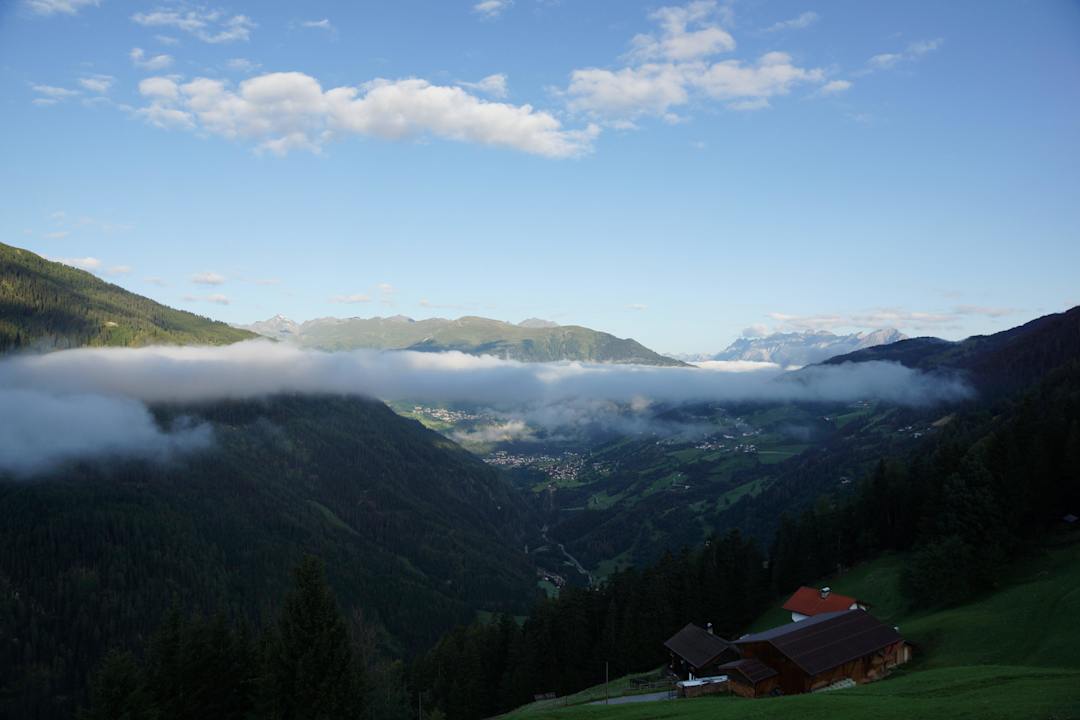 Ausblick aus unserem Zimmer Wiesenhof