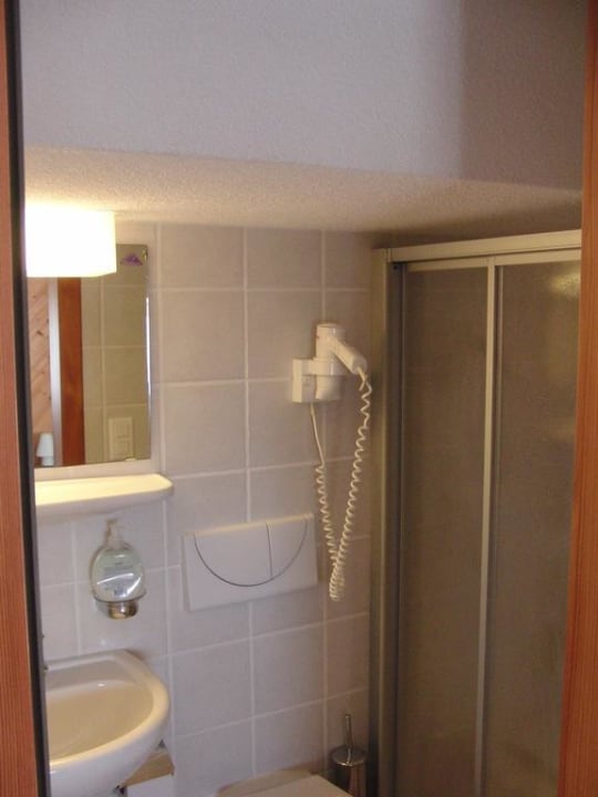 Bad - Dusche Hotel Albergo Ospizio Bernina