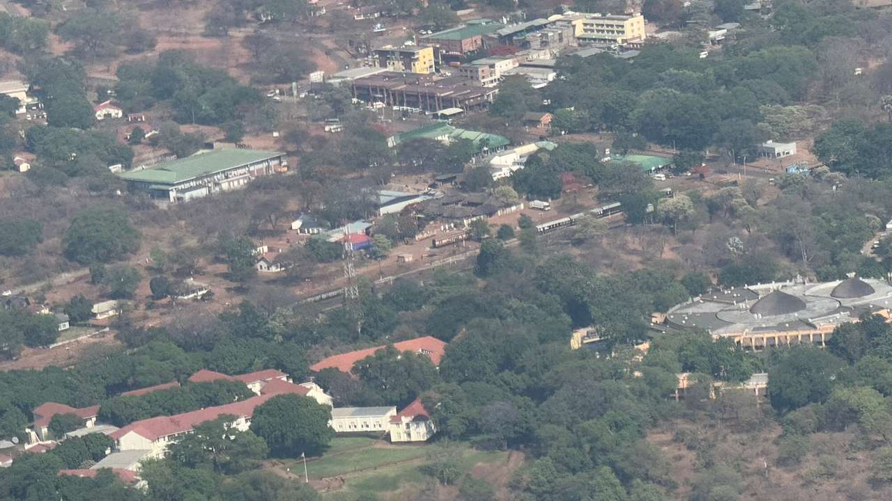 Ausblick The Victoria Falls Hotel