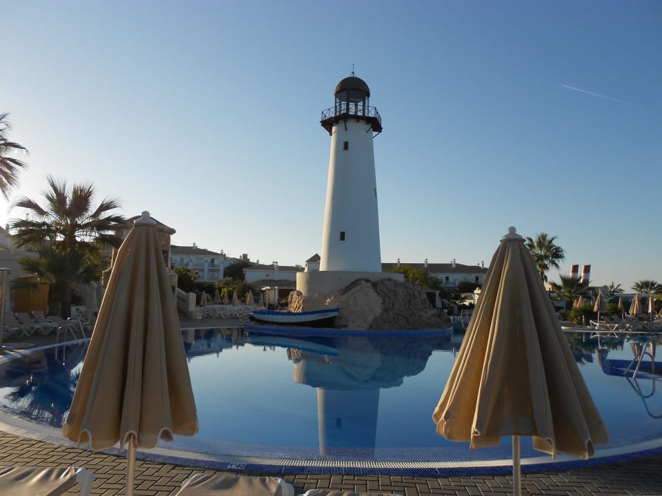 Leuchtturm unterer Pool Hotel Riu Chiclana