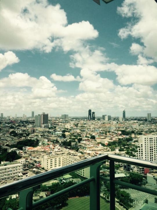 Ausblick Balkon Chatrium Hotel Riverside Bangkok