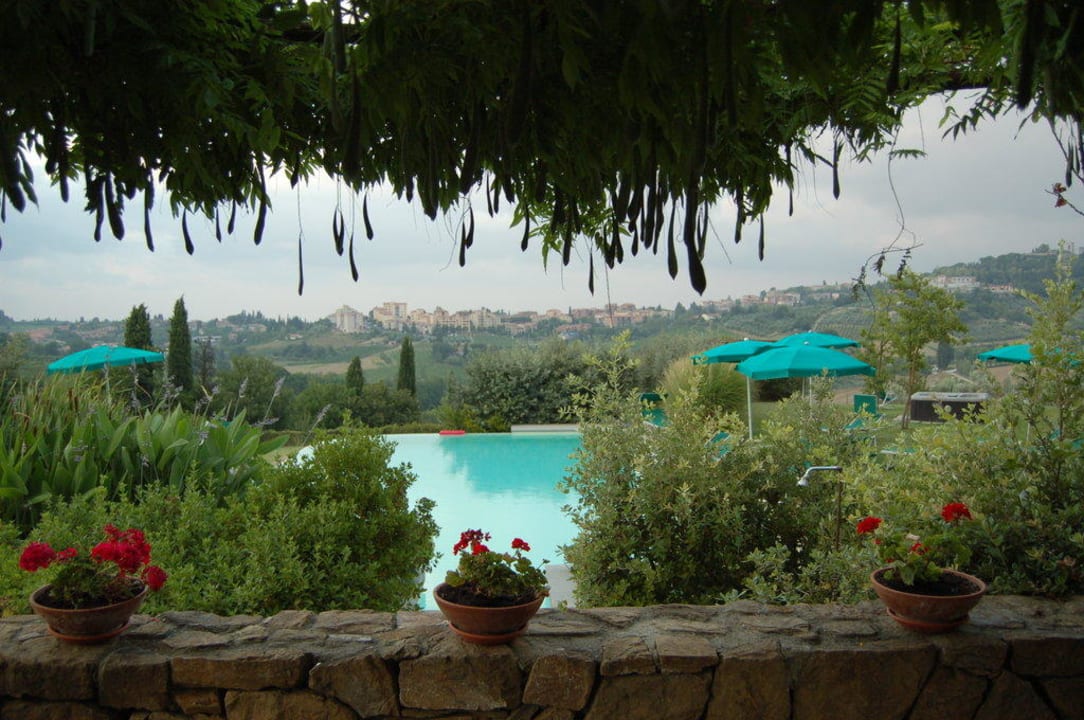 Pool mit traumhafter Aussicht auf San Gimignano Agriturismo Raccianello
