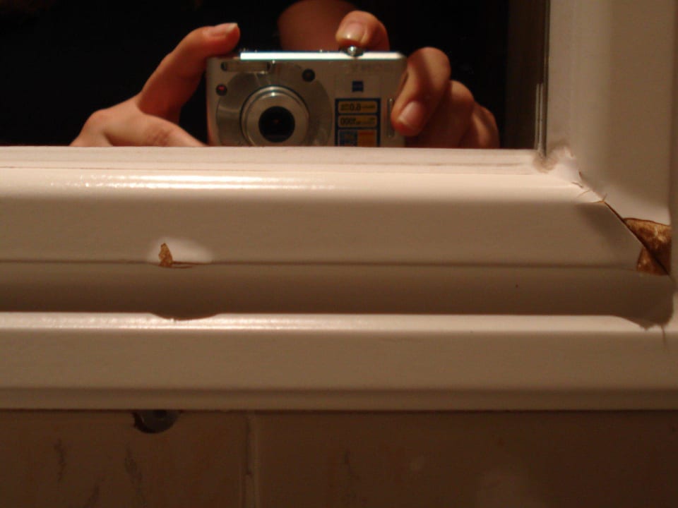 Badezimmerspiegel Hotel Atlantic El Tope