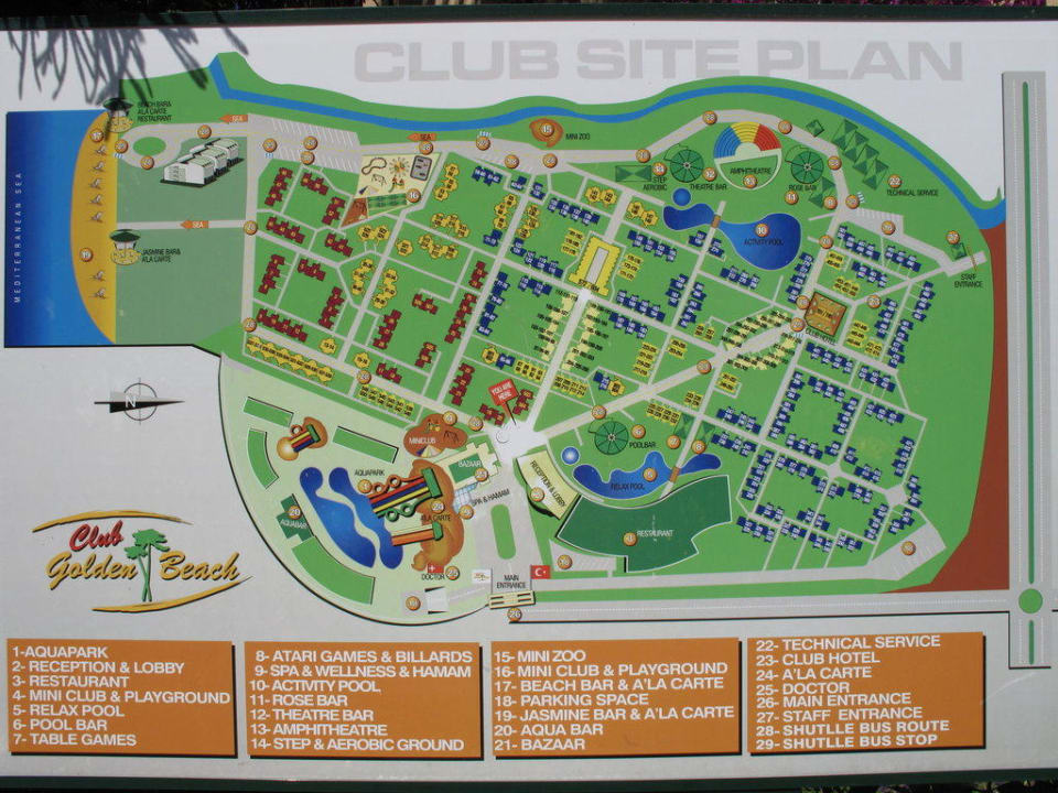 Anlagenplan VONRESORT Golden Beach