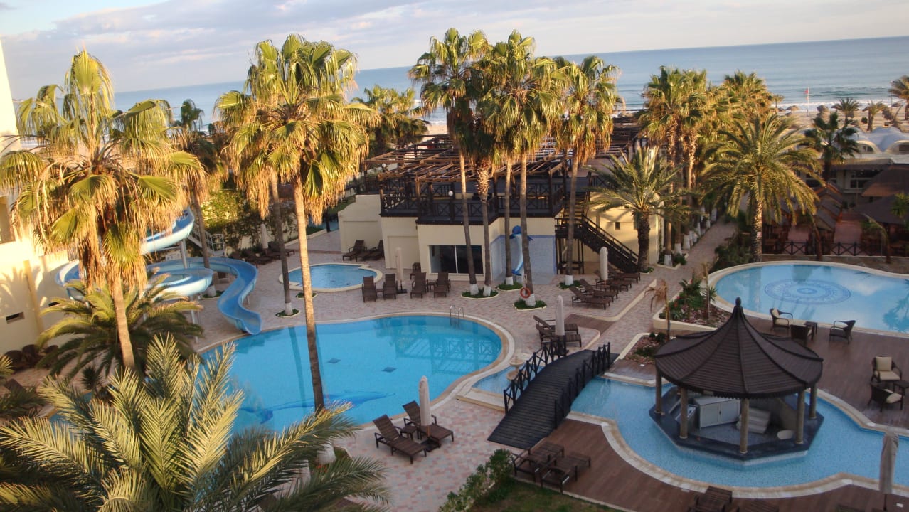 Blick vom Zimmer Hotel Paradis Palace