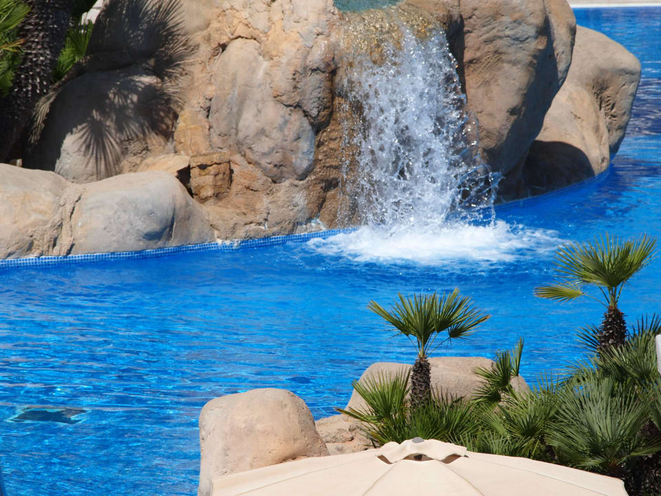 Pool vom Balkon aus Hipotels Playa la Barrosa