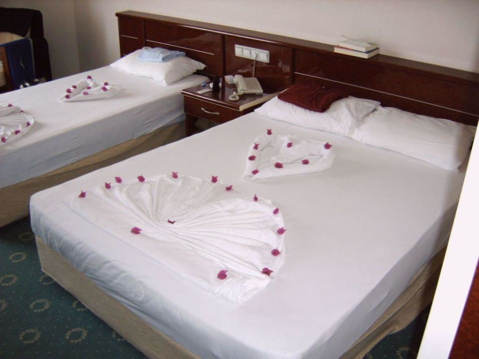 Begrüssung Bett Aydinbey Gold Dreams