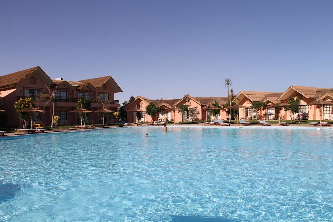 Бассейн возле бунгало Pickalbatros Jungle Aqua Park Resort - Neverland Hurghada
