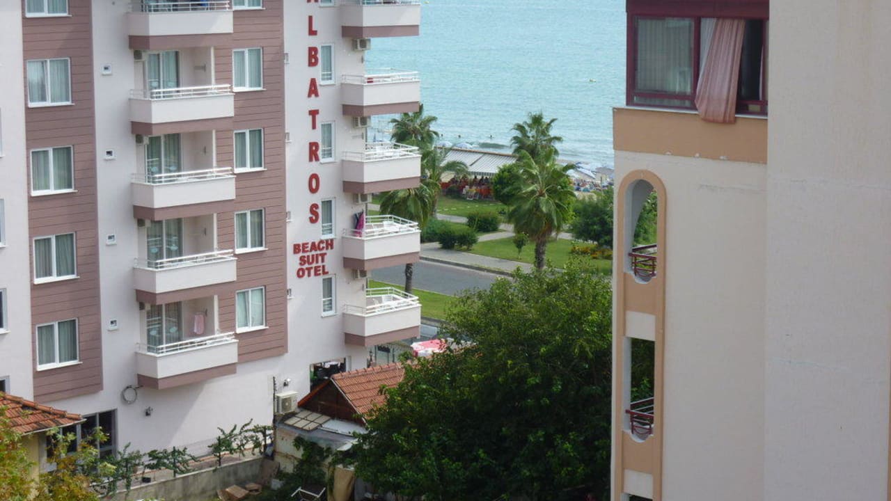 Blick vom Balkon Eftalia Downtown Hotel