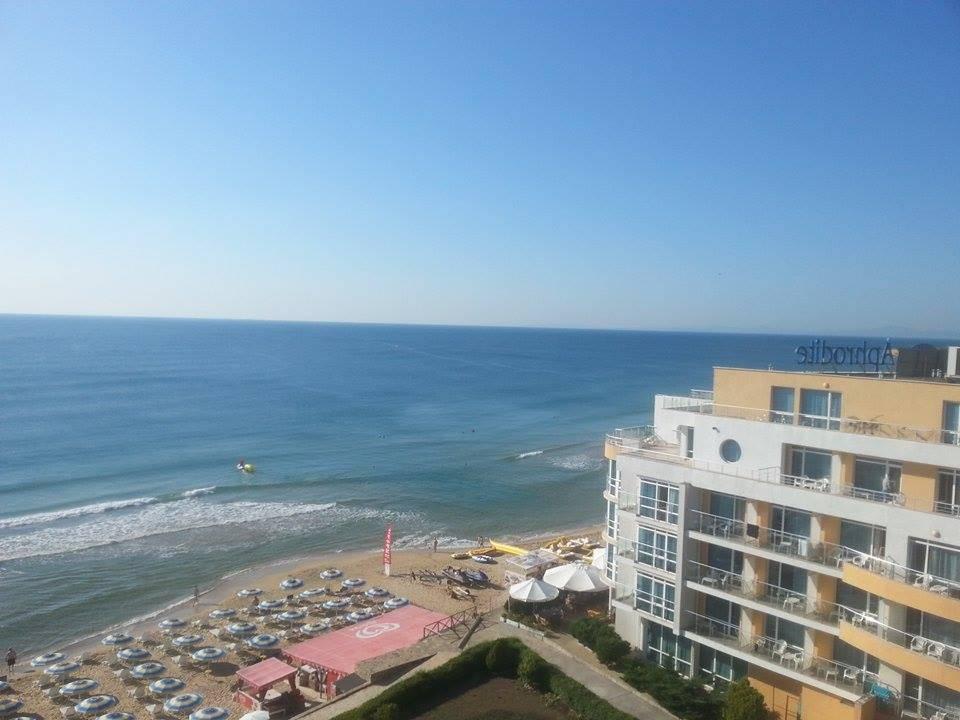 Vom Hotelzimmer 6. Stock Hotel Bilyana Beach