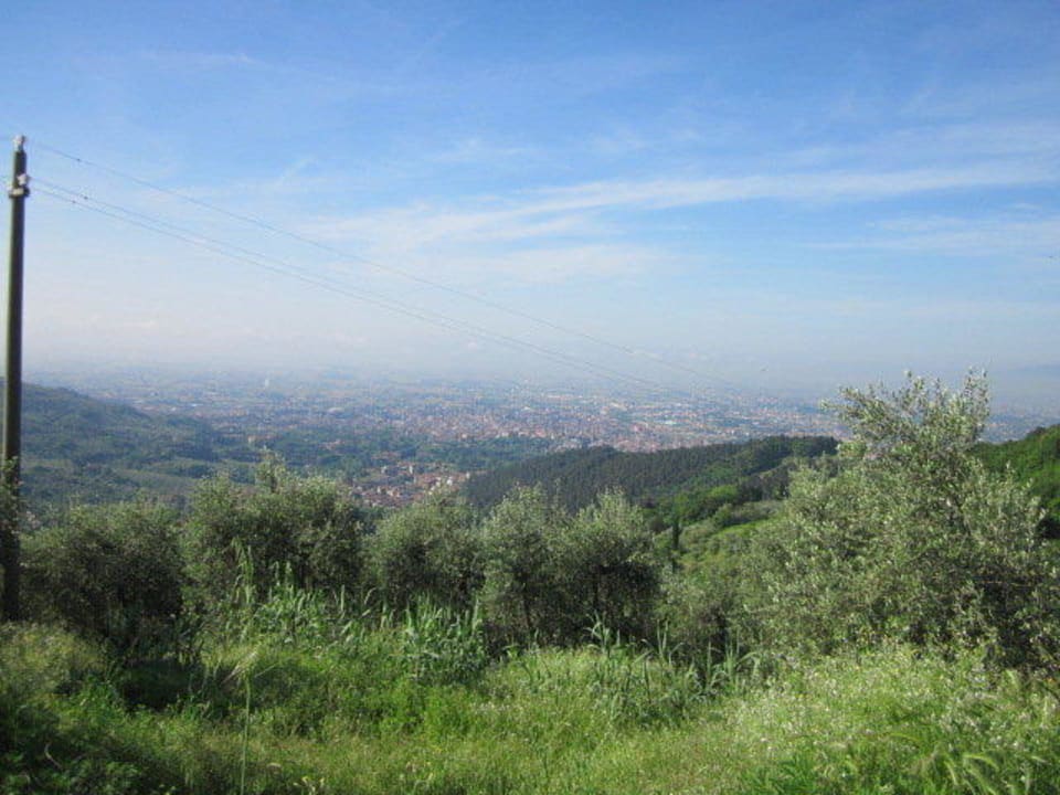 Ausblick auf Montecatini Locanda Zacco