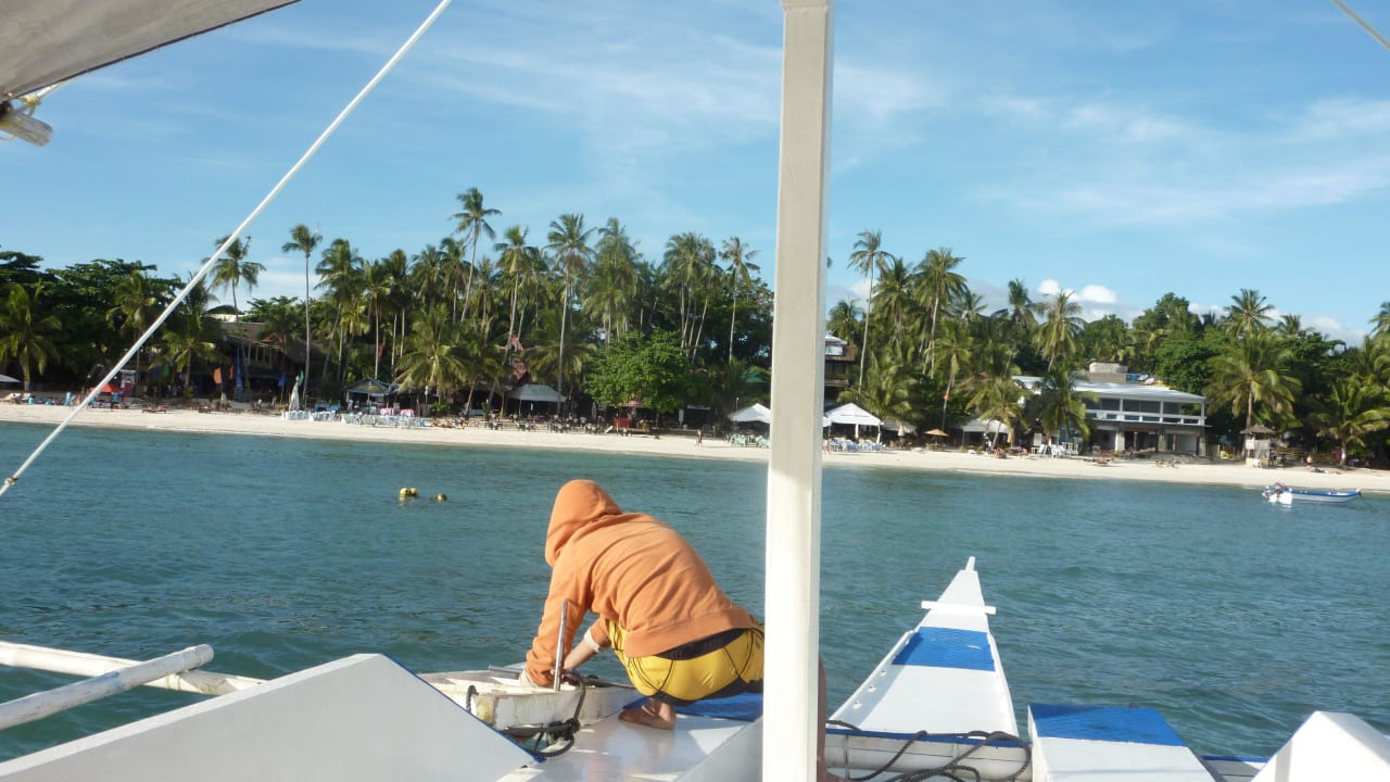 Vom Meer aus Hayahay Resort