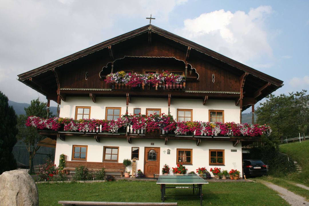 Vista frontal de la casa Bauernhof Fuchsbauer