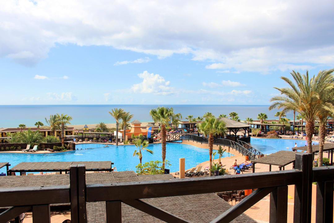 Der Blick von der Terrasse des Restaurants Occidental Jandía Playa