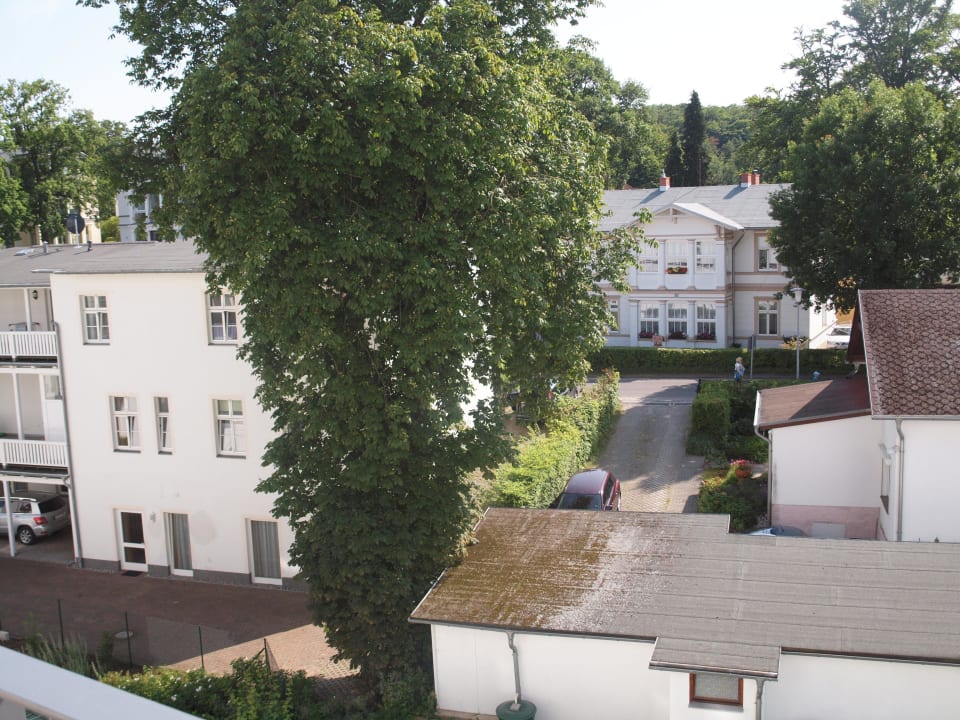 Blick vom Balkon Steigenberger Grandhotel & Spa
