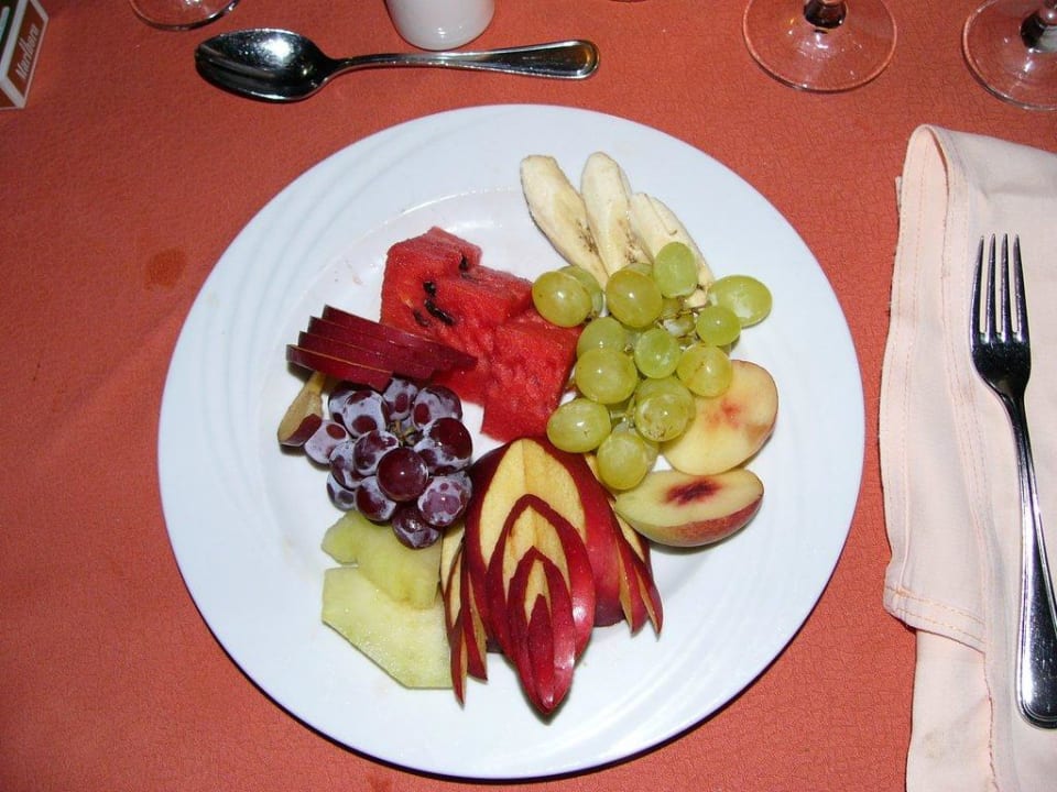 Nachspeise des Candlelight Dinners Charmillion Gardens Aquapark