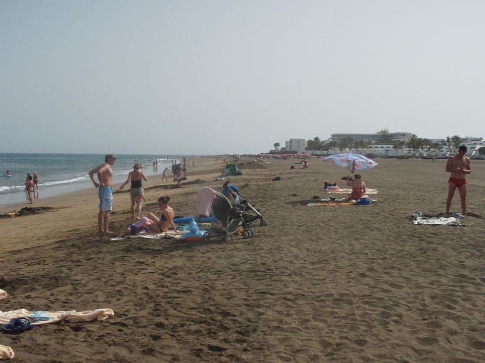 Am Strand Hotel Riu Paraiso Lanzarote