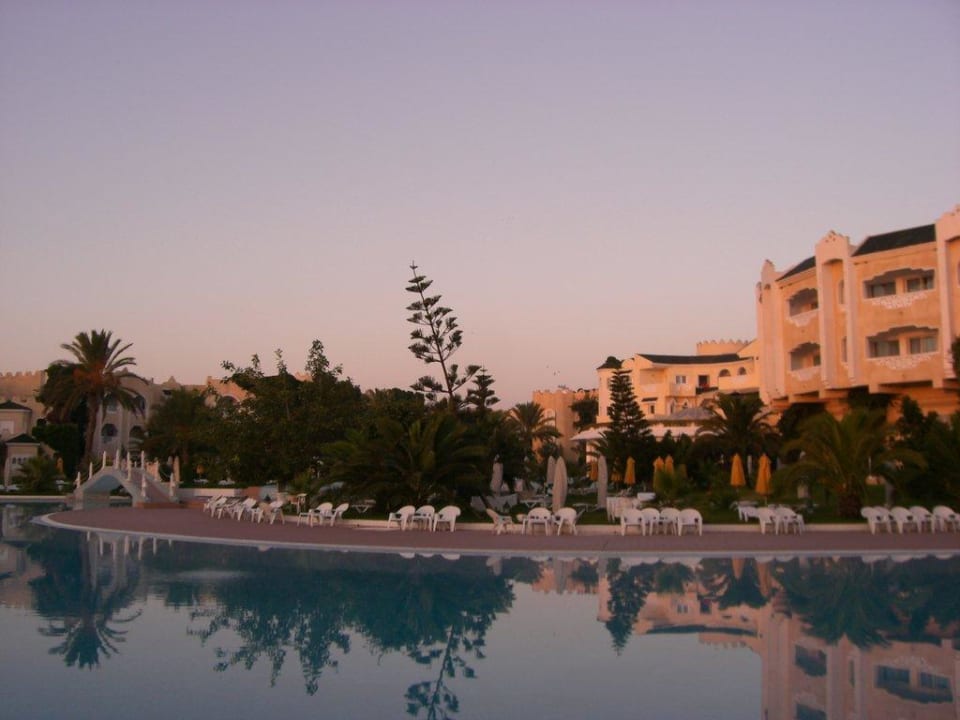 Schöne Poollandschaft Mahdia Beach & Aquapark