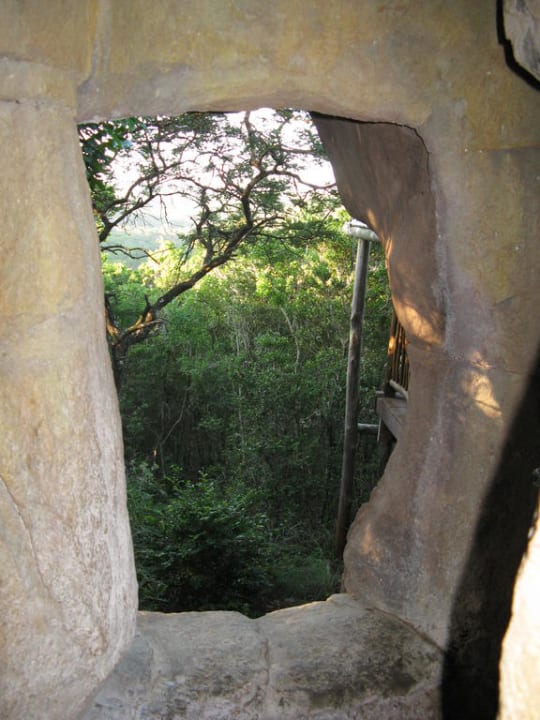 Duschaussicht Inkwenkwezi Private Game Reserve