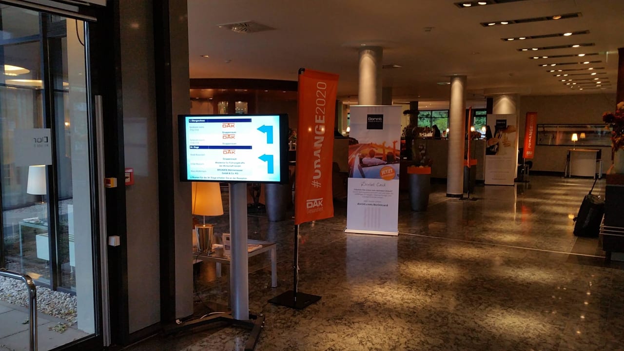 Eingangsbereich Dorint Hotel An der Kongresshalle Augsburg