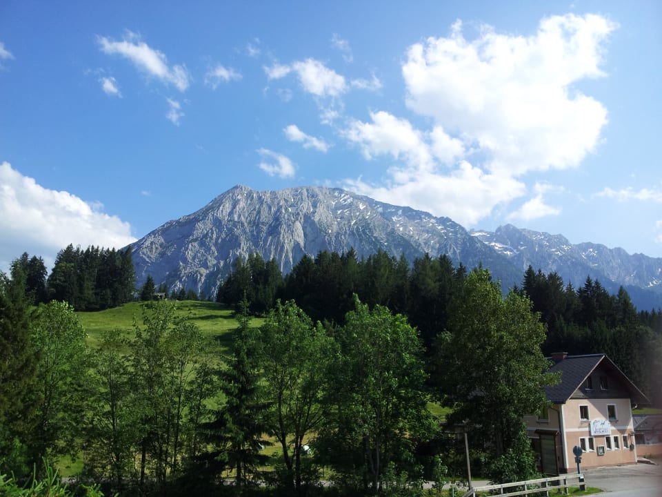 Blick vom Balkon Der Seebacherhof