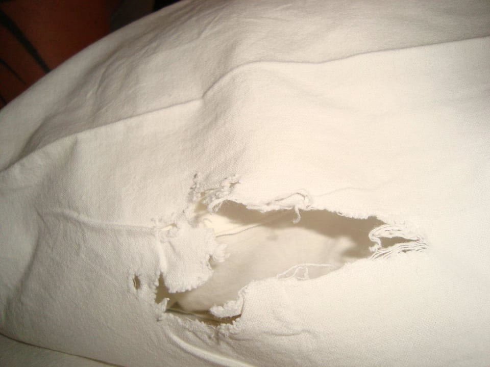 Kaputte Bettwäsche Side Miami Beach