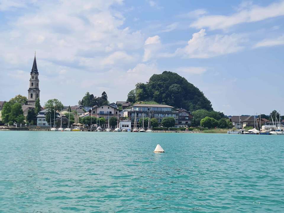 Ausblick Seeside Hotel Seewirt Mattsee