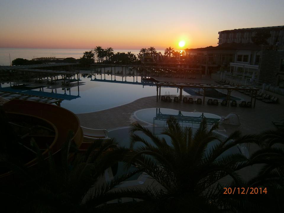 Sonnenuntergang vom Balkon aus 1. Stock Arcanus Hotels Sorgun