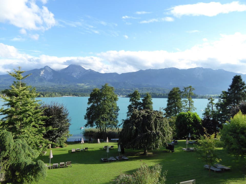 Badebereich mit dem wunderschönen Faaker See Kleines Hotel Kärnten