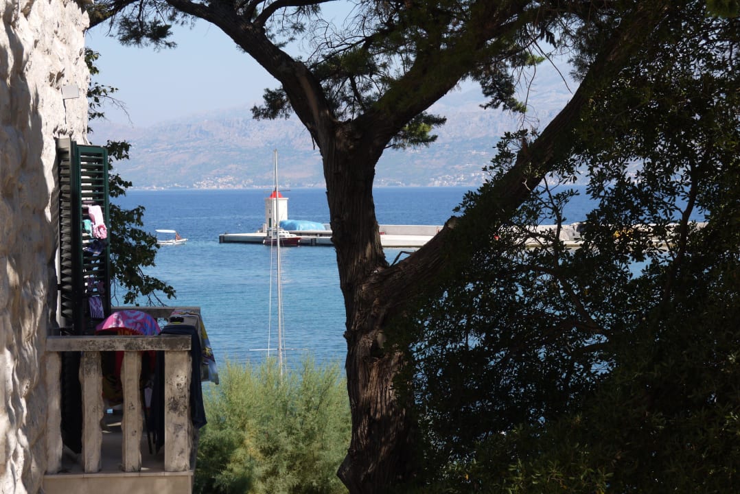 Ausblick vom Balkon Hotel Lipa
