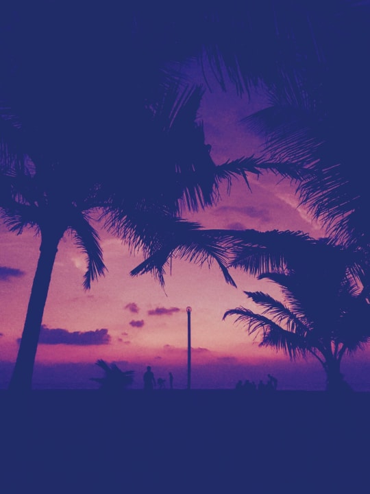 Strand bei Nacht Hotel Golden Star Beach