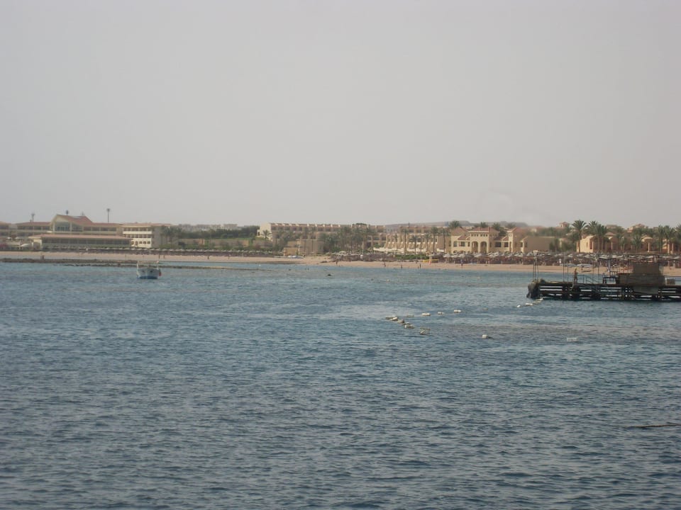 Cleopatra von Meerseite aus gesehen Cleopatra Luxury Resort Makadi Bay