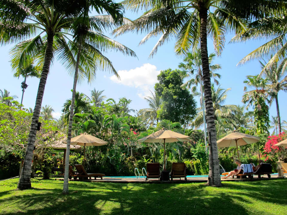 Vom Garten aus Puri Dajuma Beach Eco-Resort & Spa