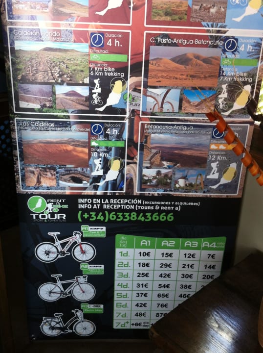 Radtour Hotel Oasis Dunas