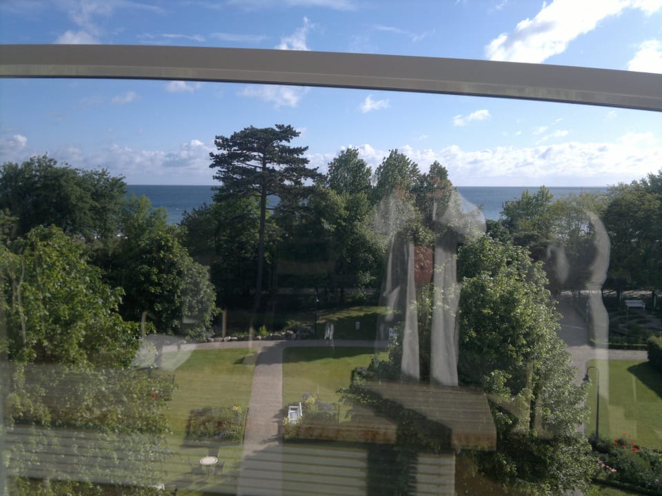 Ausblick vom Ruheraum des Wellnessbereiches Seehotel Großherzog von Mecklenburg