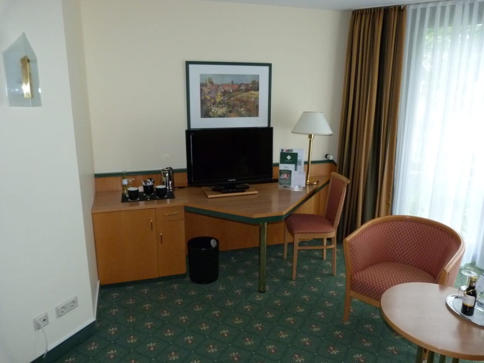 Auch Kaffee konnte man sich kochen. Balance Hotel Leipzig Alte Messe