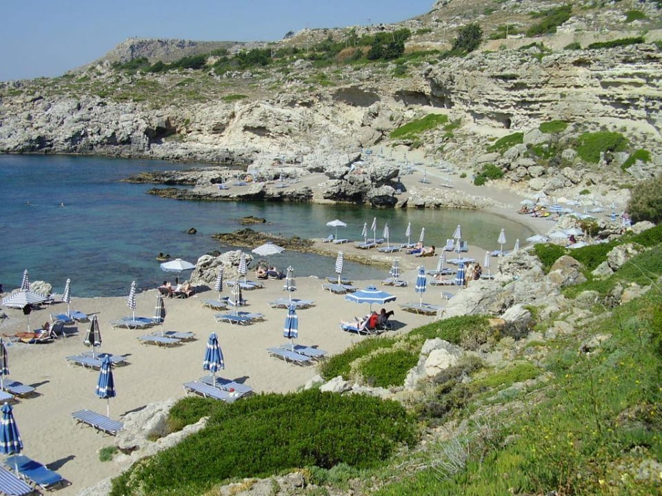 Hoteleigener Strand Hotel Kalithea Horizon Royal