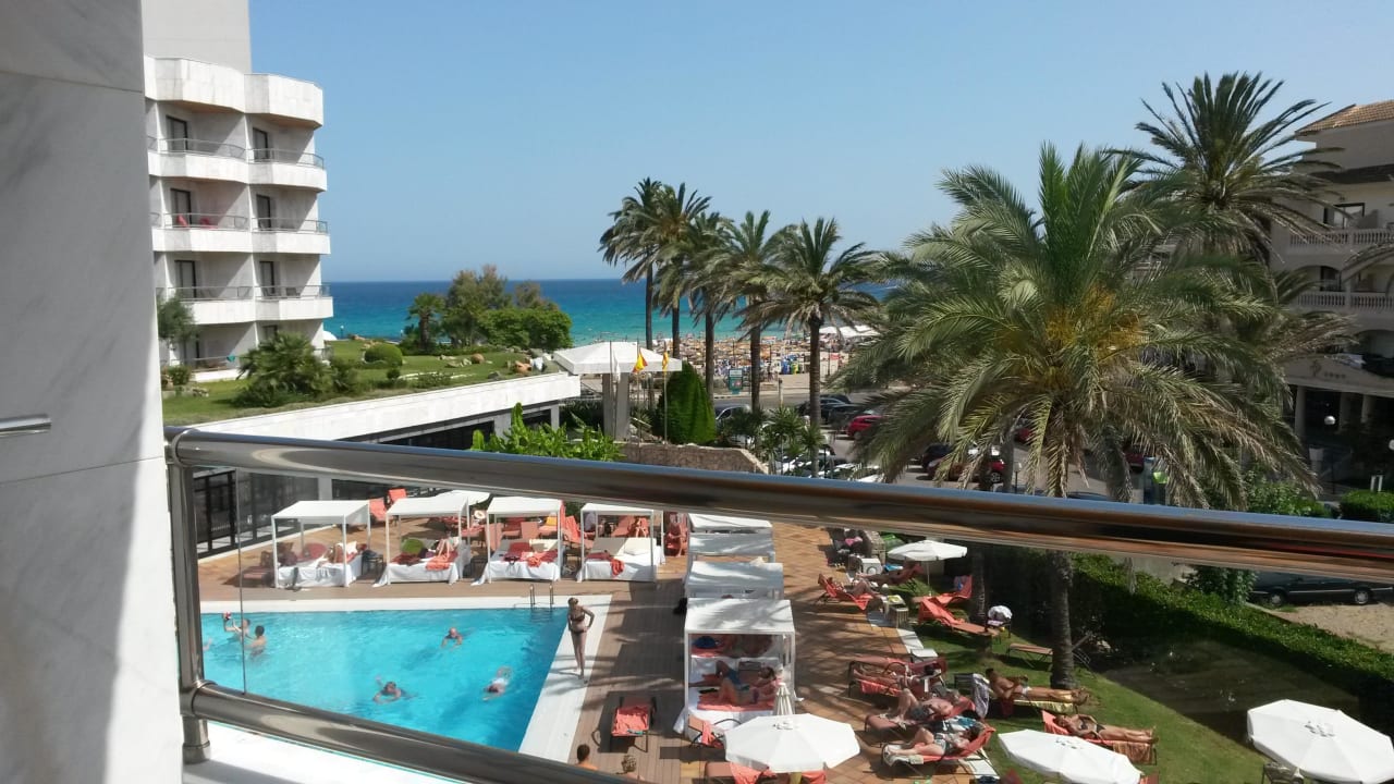 Aussicht vom Doppelzimmer  Hotel Serrano Palace