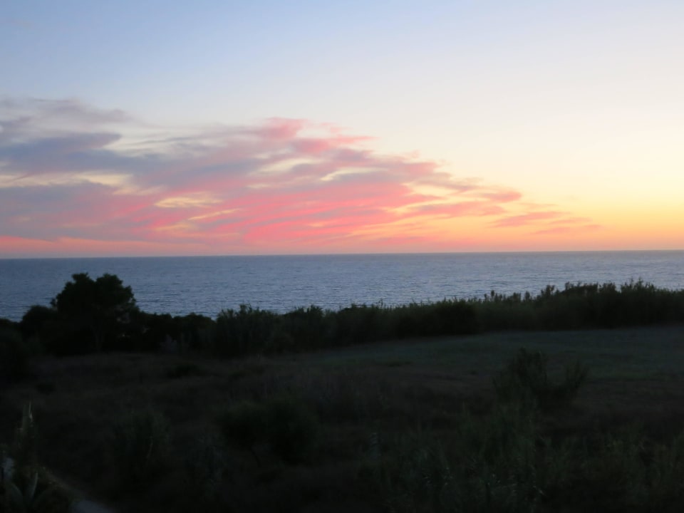 Sonnenuntergang, Blick vom Balkon Hipotels Gran Conil Hotel