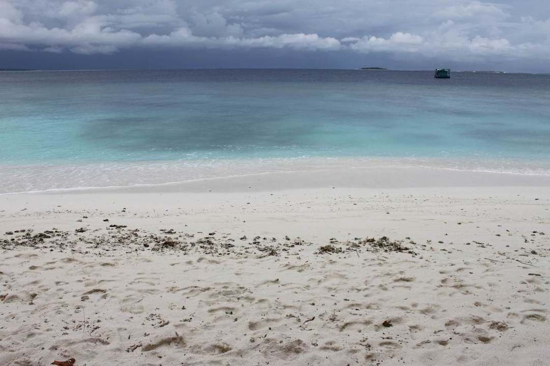 Korallenschutt am Strand NH Collection Maldives Reethi Resort