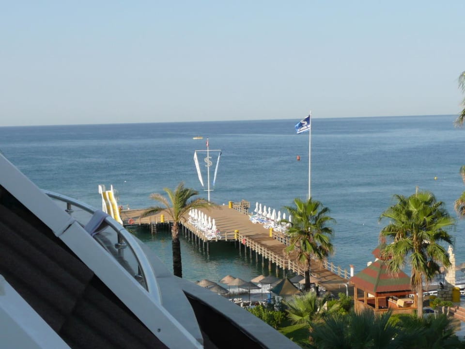 Blick von unserem Zimmer zum Meer Saphir Hotel & Villas