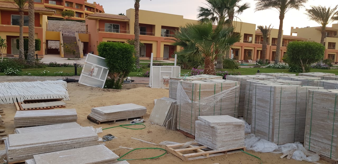 Gartenanlage Malikia Resort Abu Dabbab