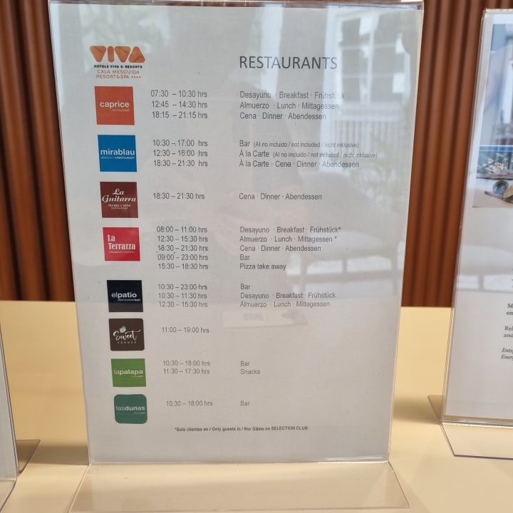 Gastro VIVA Cala Mesquida Resort & Spa