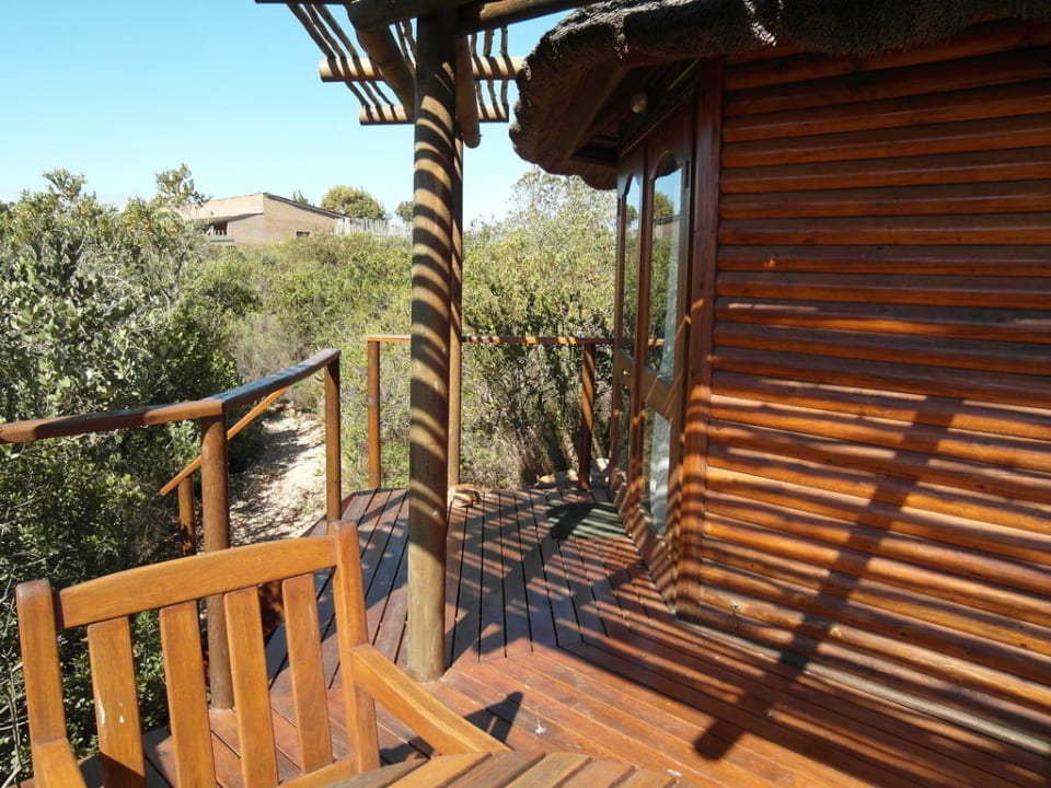 Blick von unserer Terrasse  Hotel Garden Route Game Lodge