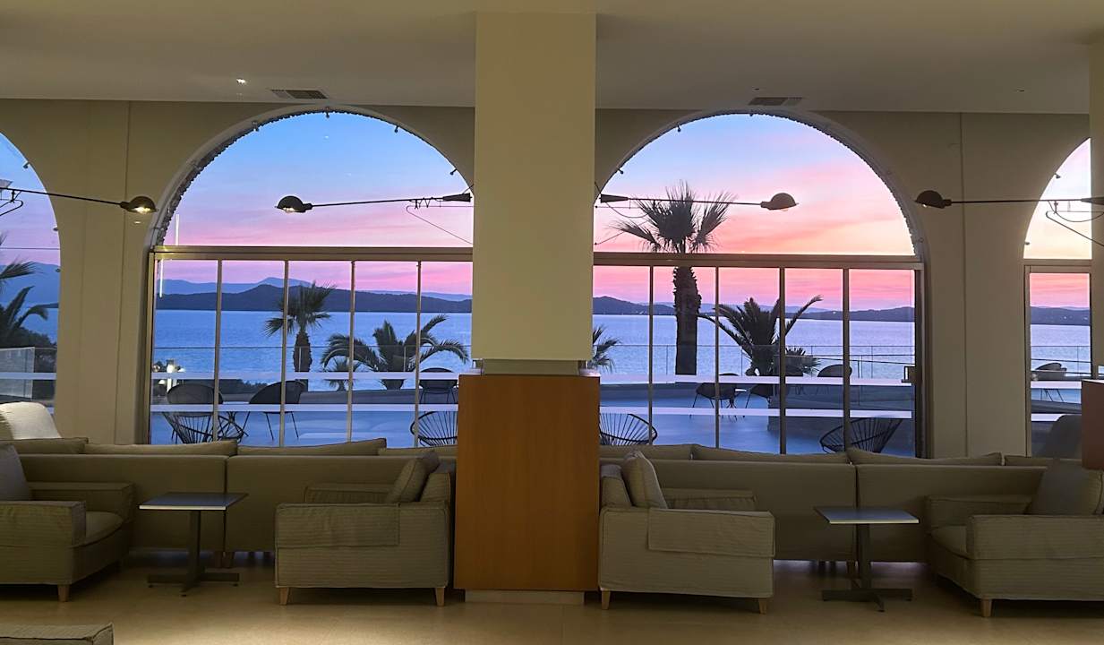 Ausblick Akrathos Beach Hotel