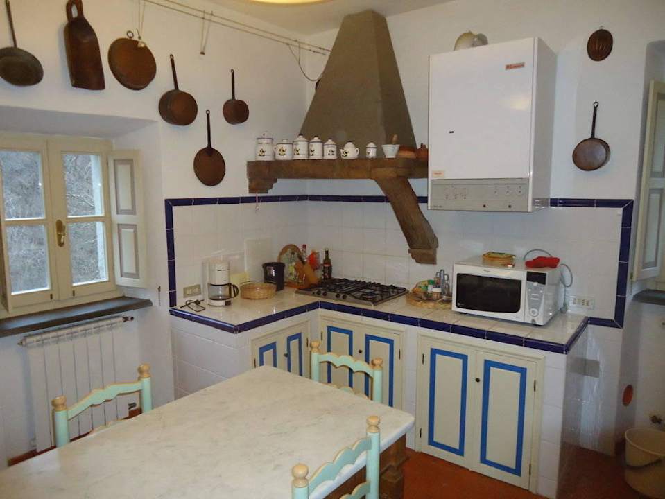 Cucina appartamento "casa grande2 Agriturismo Pratofranco