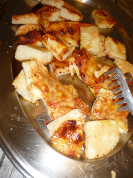 Liebevoll zubereitete Pizzastückchen Hotel Sole